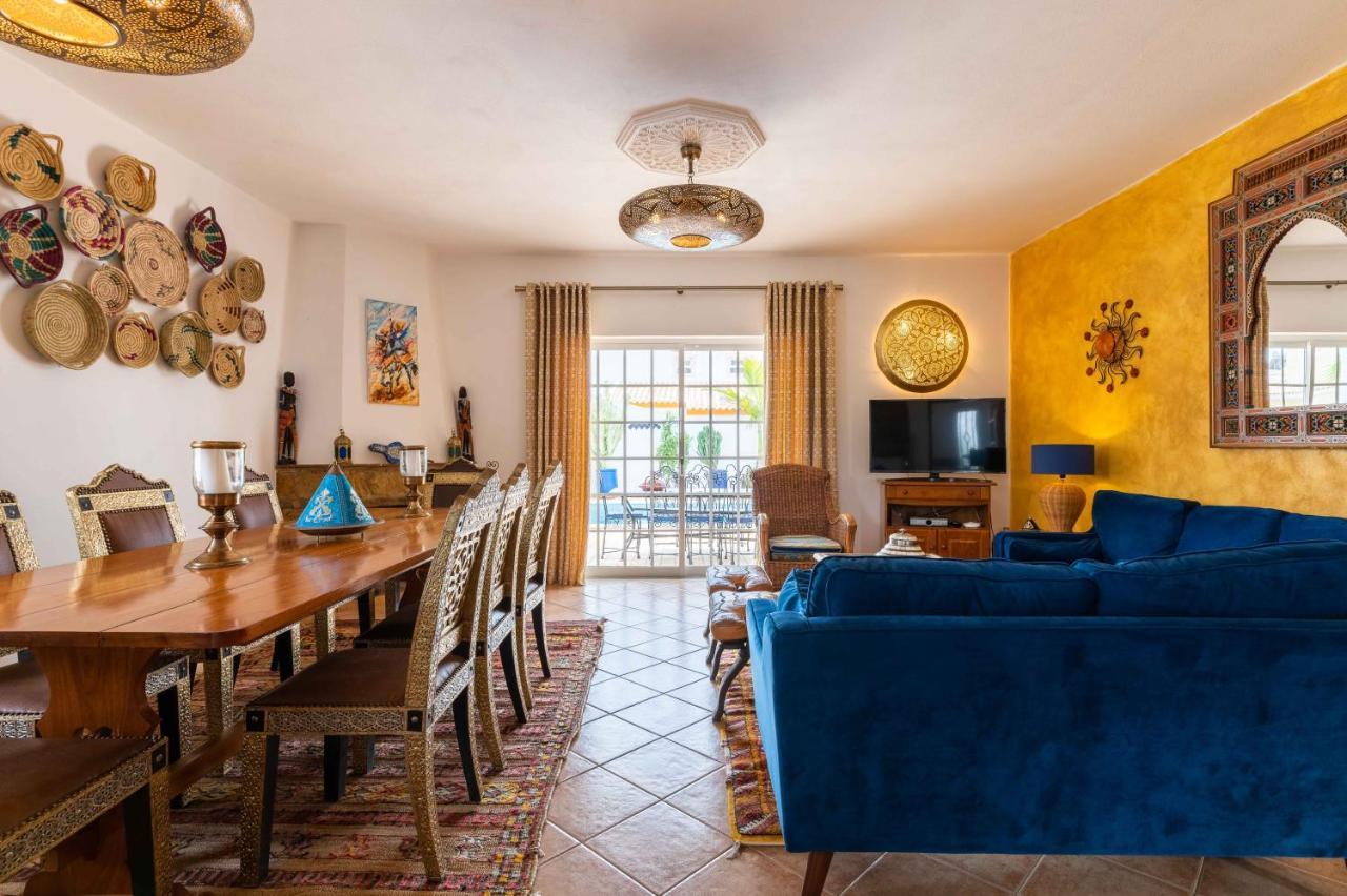 אלבופיירה Villa Oasis Gale - Luxury Villa With Private Pool, Ac, Free Wifi, 5 Min From The Beach מראה חיצוני תמונה