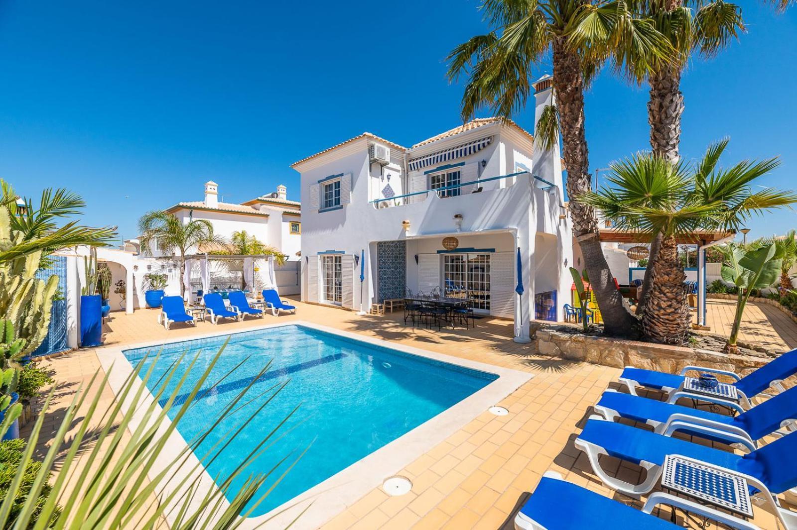 אלבופיירה Villa Oasis Gale - Luxury Villa With Private Pool, Ac, Free Wifi, 5 Min From The Beach מראה חיצוני תמונה